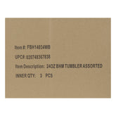 24OZ BHM TUMBLER Assorted (1) Purple  I AM BLACK HISTORY UPC # 020748368101 - (1) Pink -  BLACK GIRL EXCELLENCE UPC # 020748368149 ( 1) Black -BLACK & BEAUTIFUL UPC # 020748368132 - Pre Sticked $5